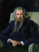 Nikolai Yaroshenko, Portrait of Vladimir Solovyov,